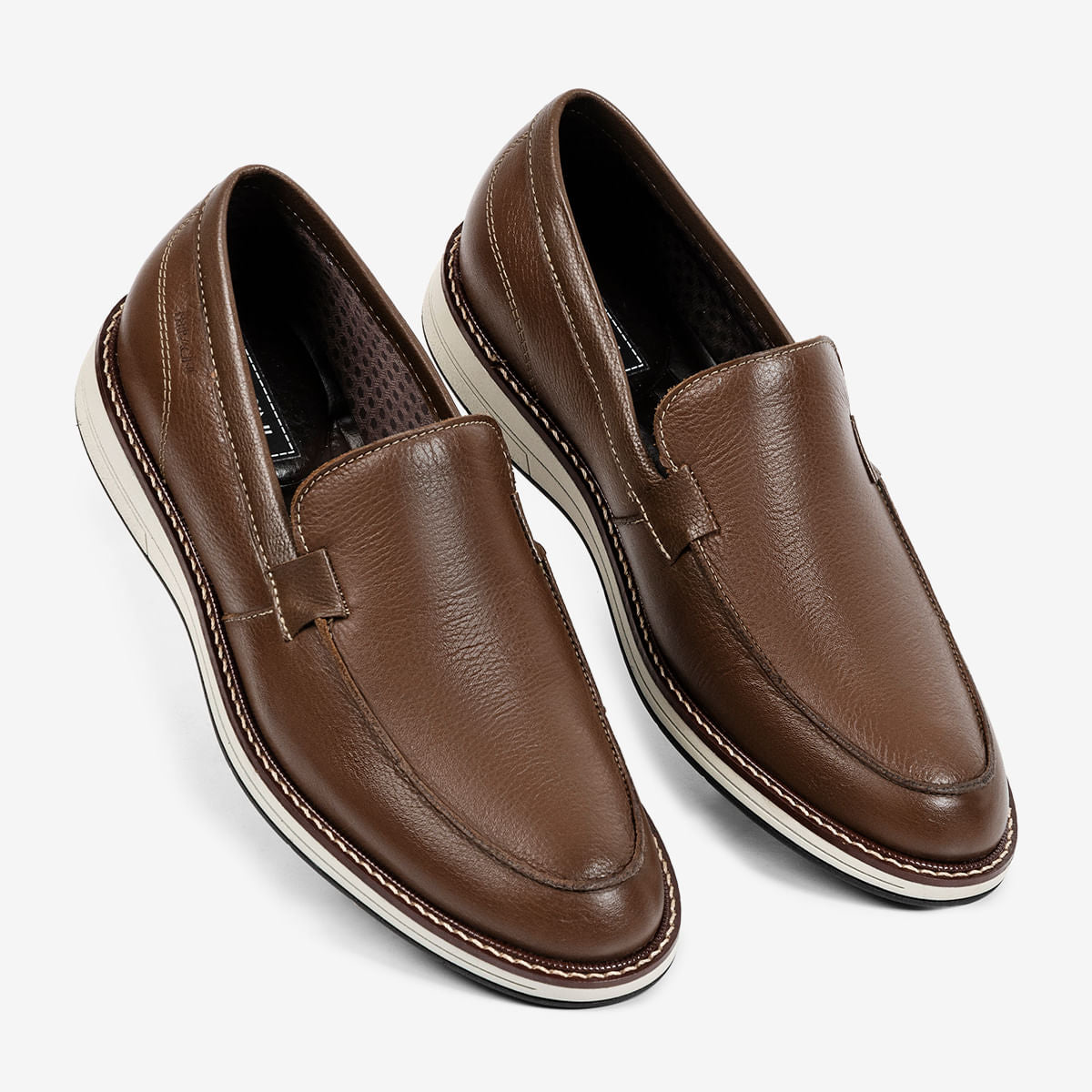 Sapato Ferracini Masculino Tabaco Kingston